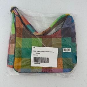 Baggu Mini Nylon Shoulder Bag - MADRAS - DISCONTINUED!! - UO EXCLUSIVE!!